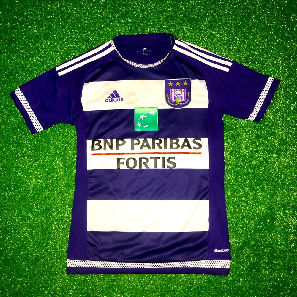Anderlecht home Adidas football jersey